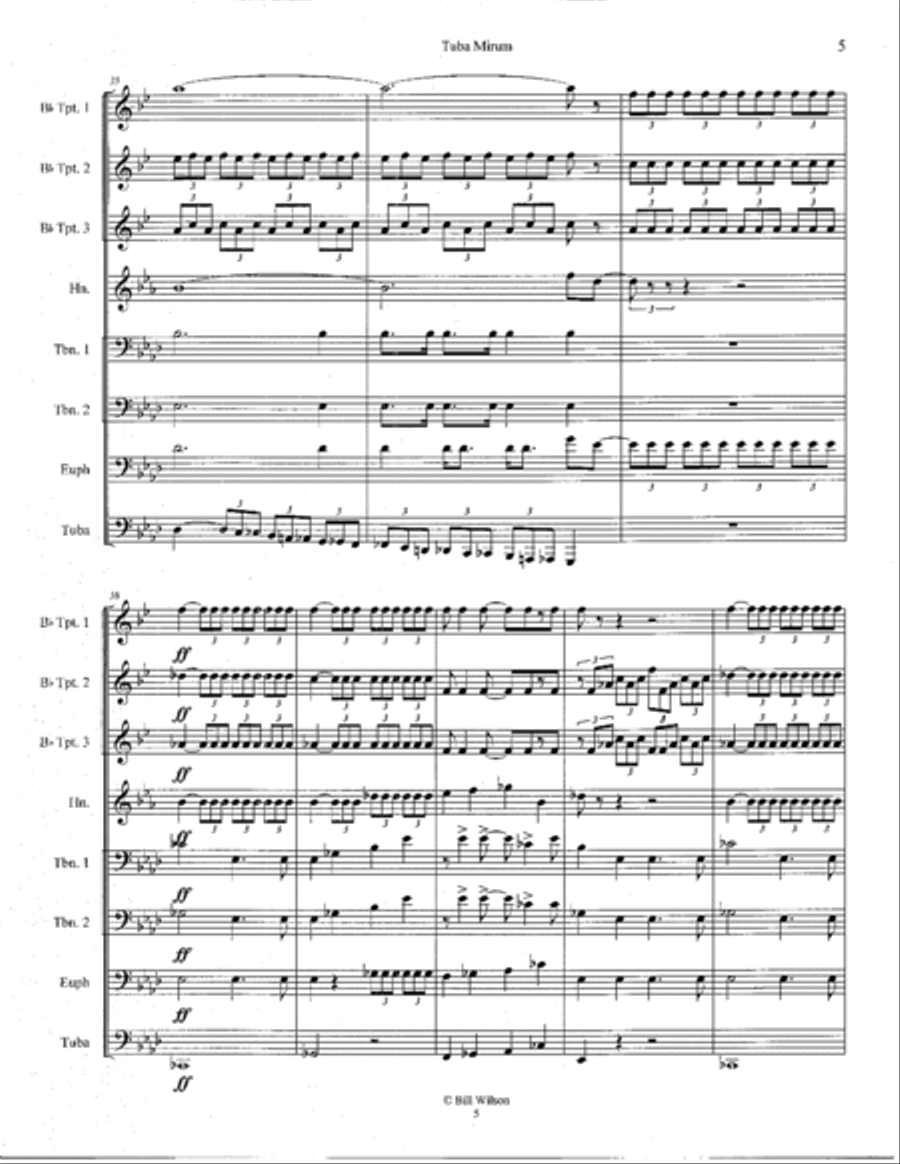 "Tuba Mirum", from "Requiem"