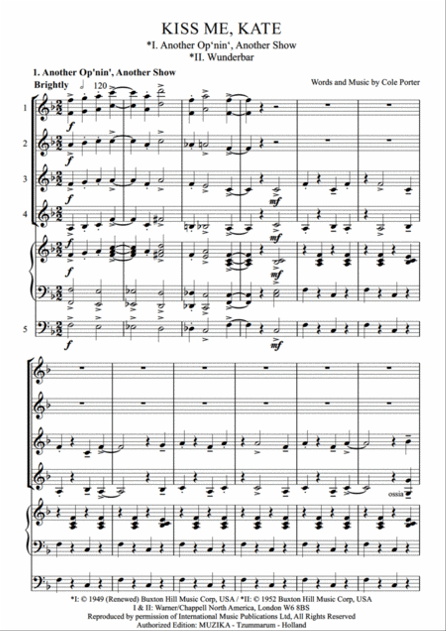 Kiss Me, Kate Kiss Me, Kate Set of Parts scores gallery preview page 3