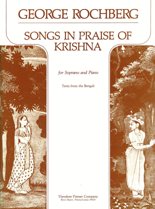 Songs In Praise Of Krishna