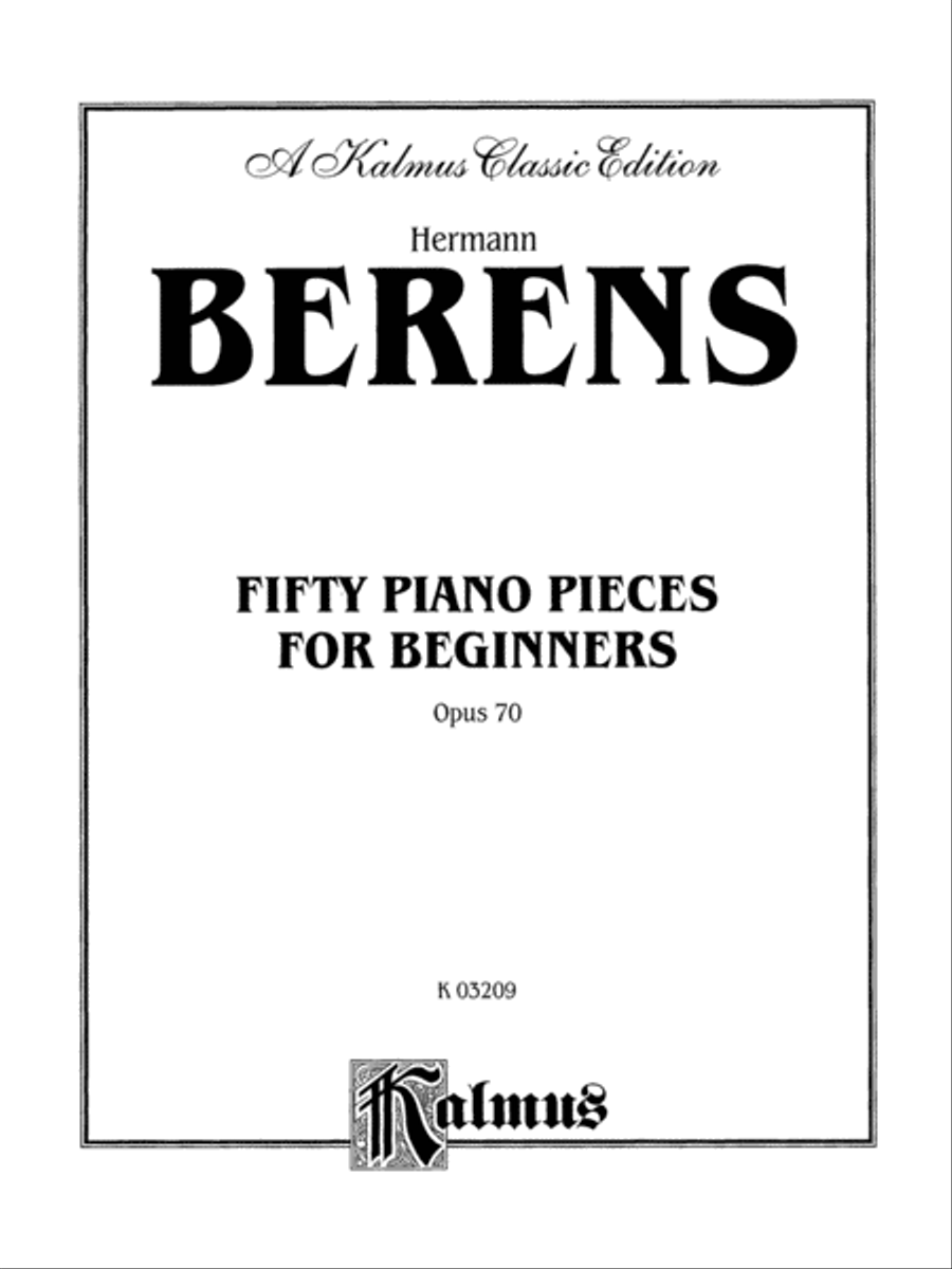 50 Pieces Op. 70 Piano Method scores gallery preview page 2