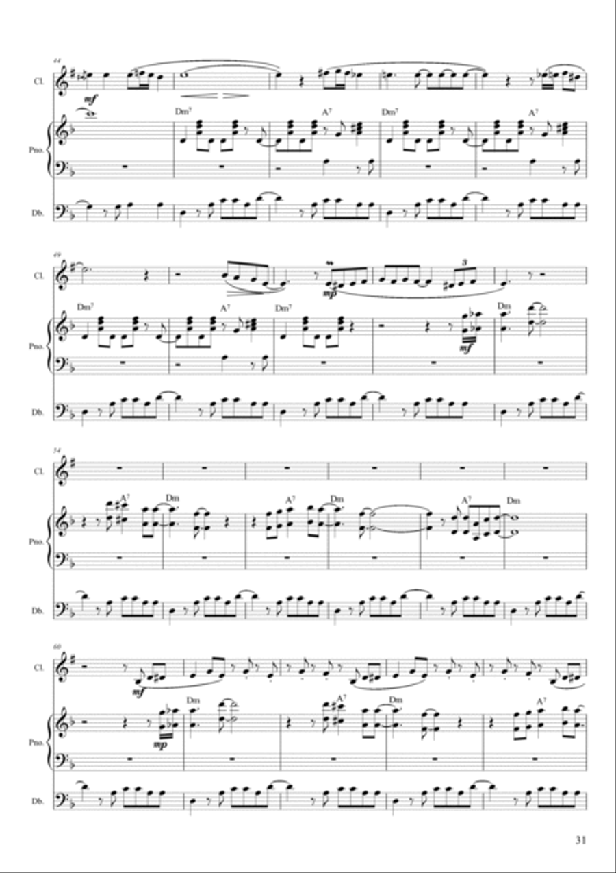 Rooftop Cat Small Ensemble scores gallery preview page 3