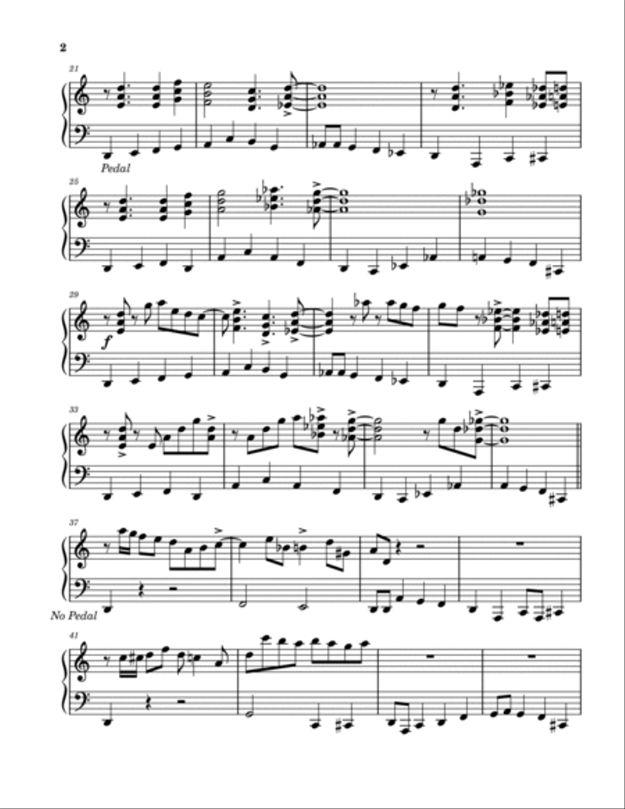 Stairs (Jazz Piano) Piano Solo scores gallery preview page 2