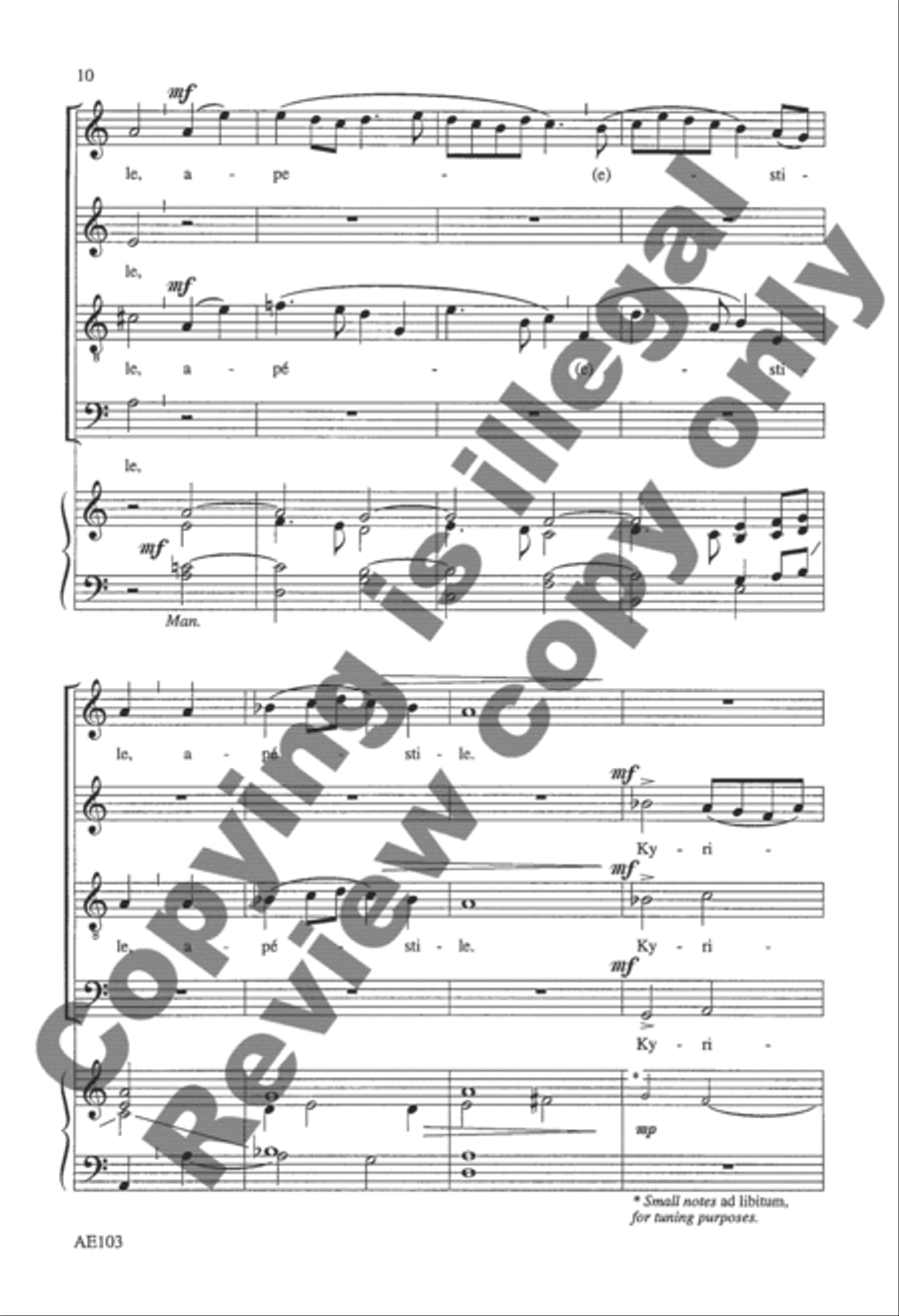 Two Communion Hymns From the Byzantine Liturgy, Set 2 4-Part scores gallery preview page 10
