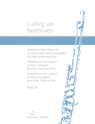 Book cover for Variationen ueber "Reich mir die Hand, mein Leben" aus Mozarts "Don Giovanni" WoO 28