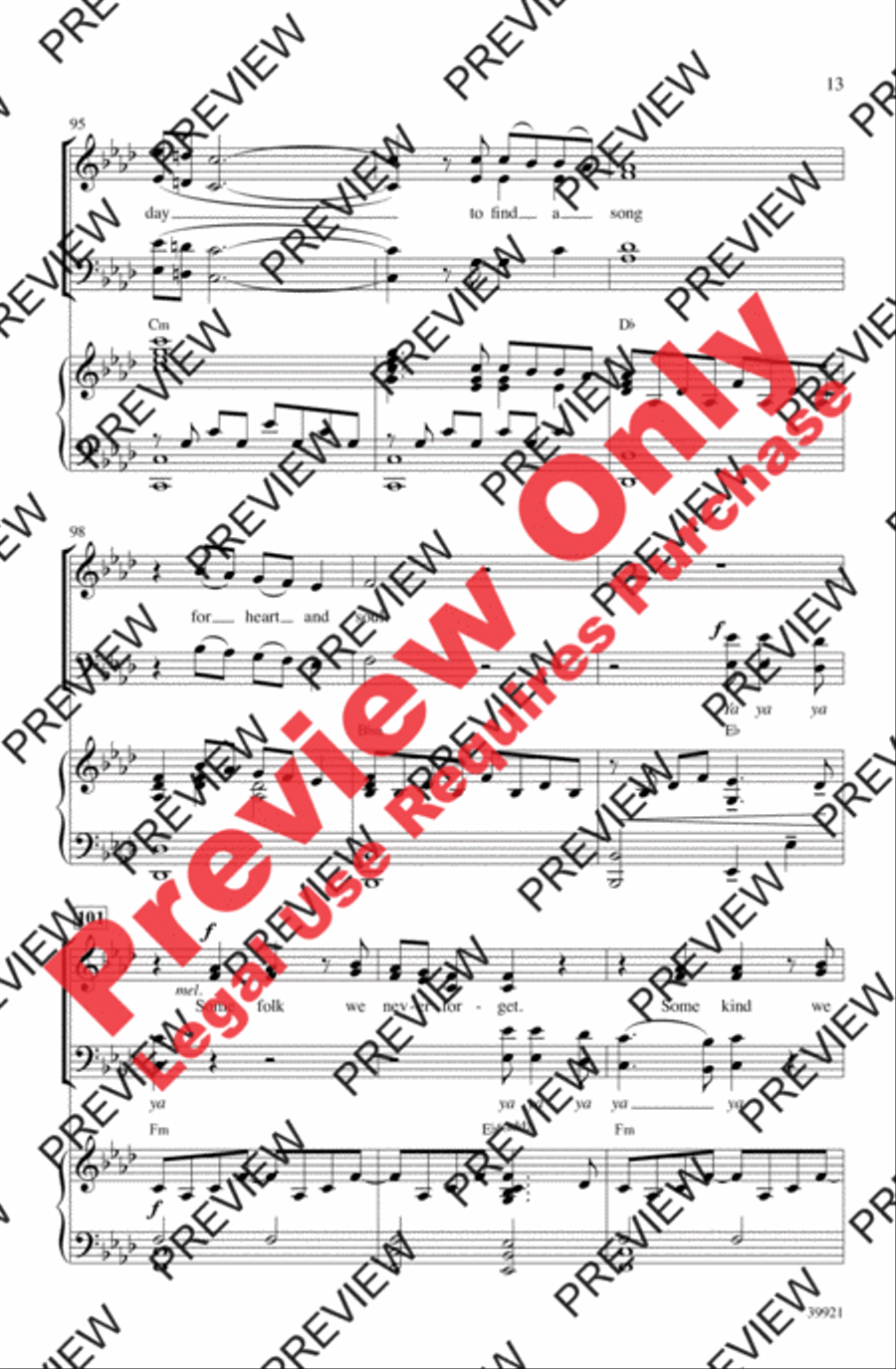 Song of the Lonely Mountain (from The Hobbit: An Unexpected Journey) - SoundTrax CD (CD only) Choir scores gallery preview page 12