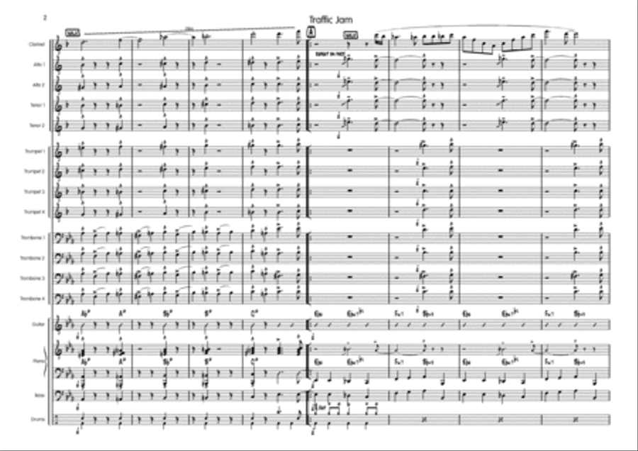 Traffic Jam Big Band scores gallery preview page 3