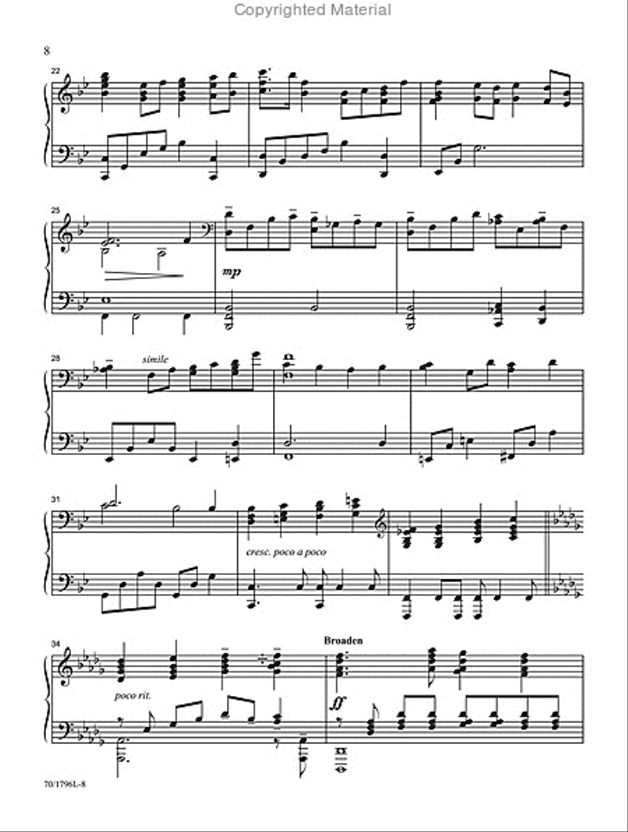 I Know Whom I Have Believed Piano Solo scores gallery preview page 7
