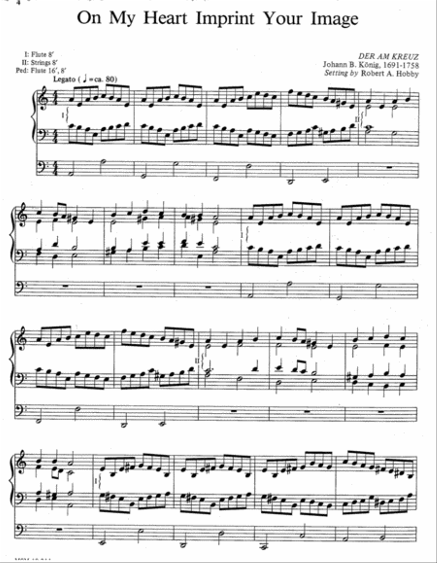 Three Lenten Hymn Settings for Organ, Set 1 Organ scores gallery preview page 3
