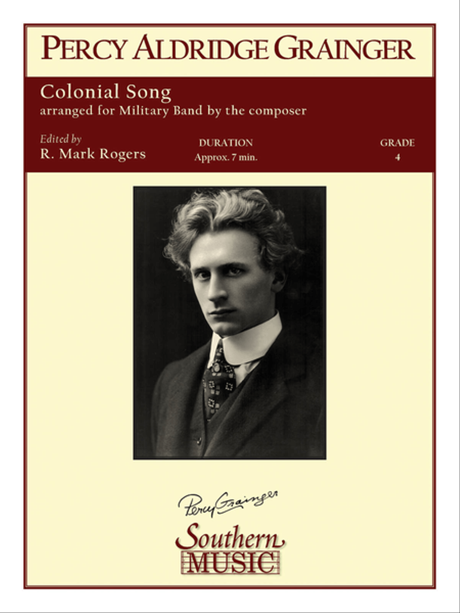 Colonial Song Concert Band scores gallery preview page 1