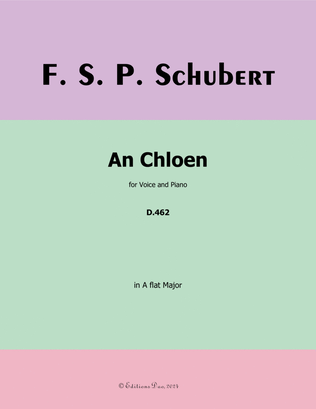 An Chloen, by Schubert, in A flat Major