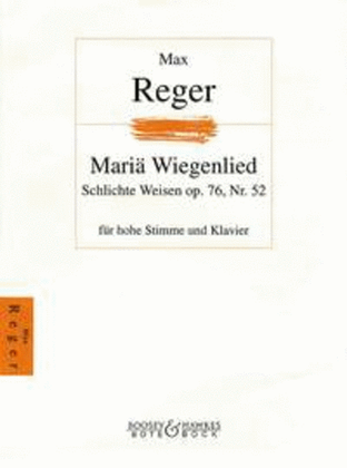 Mariä Wiegenlied op. 76 Nr. 52