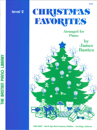 Book cover for Christmas Favorites, Level 2