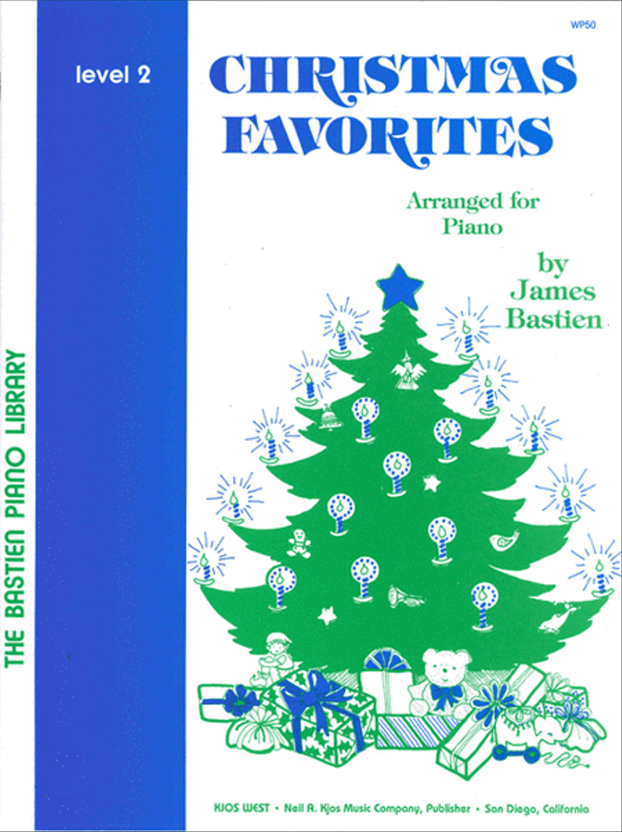 Book cover for Christmas Favorites, Level 2