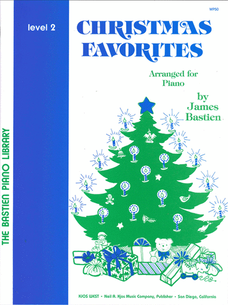 Christmas Favorites, Level 2 by James Bastien Piano Method - Sheet Music