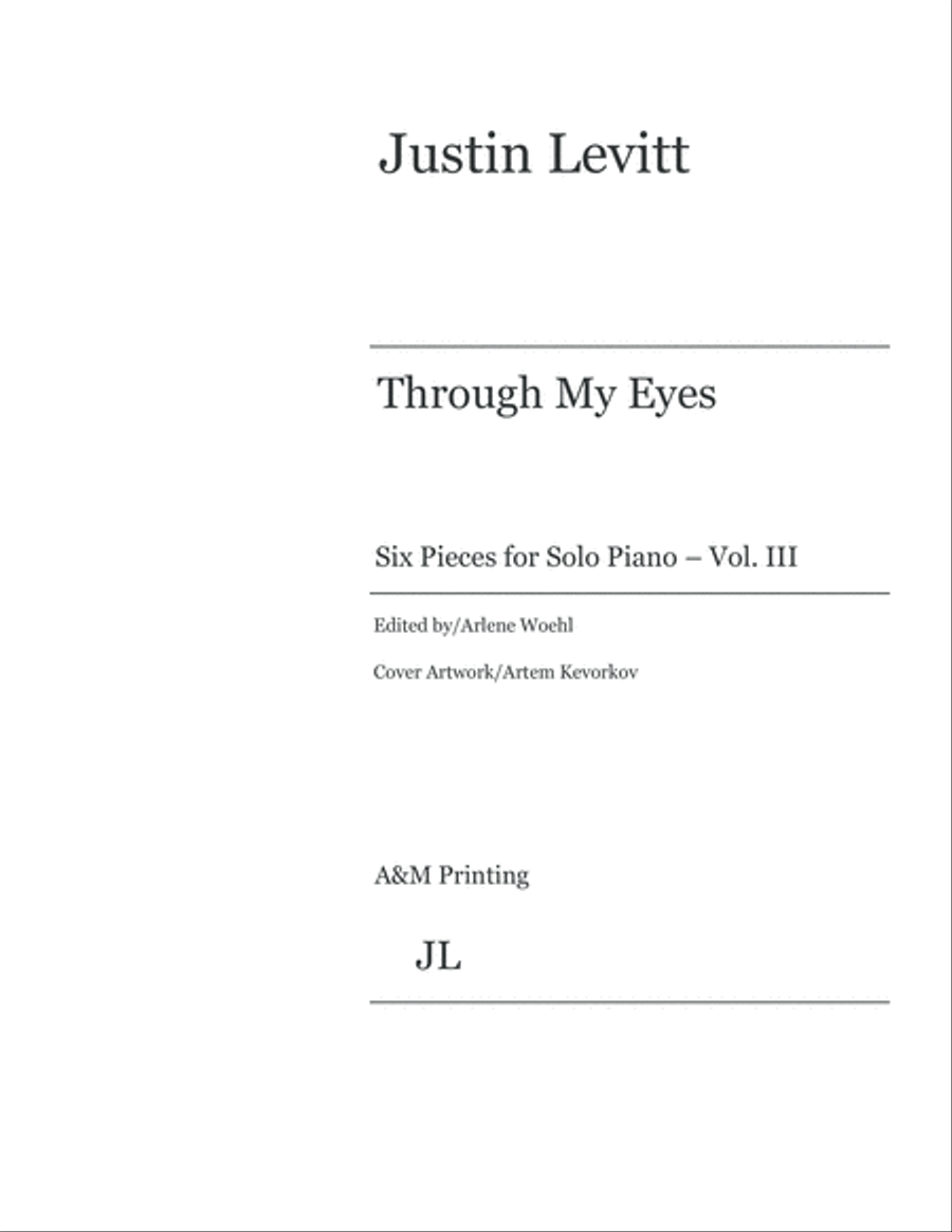 Justin Levitt Piano Solos - Through My Eyes (Vol. III) Piano Method scores gallery preview page 3