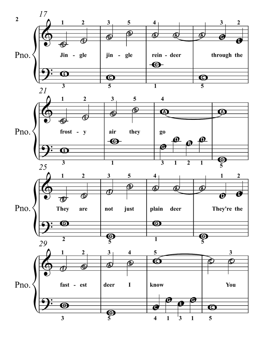 Jingle, Jingle, Jingle Piano Method scores gallery preview page 2