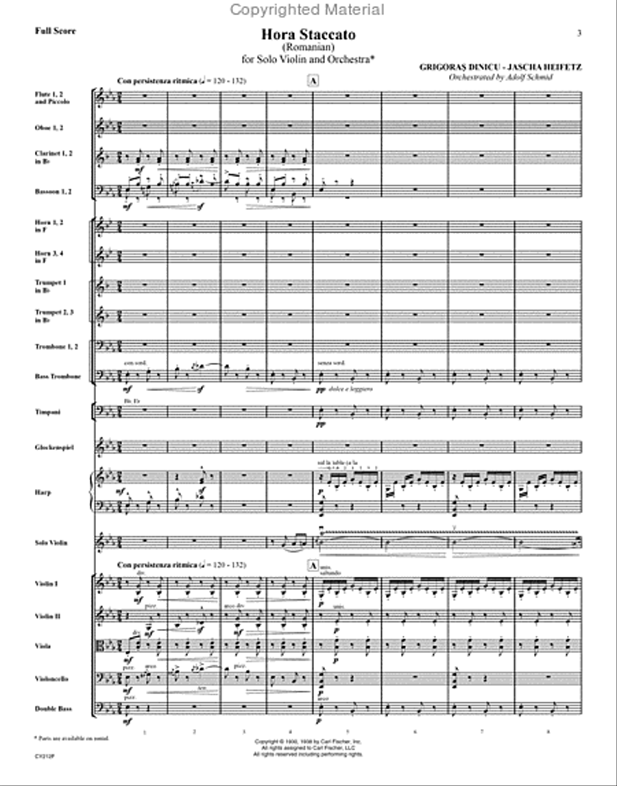 Hora Staccato Hora Staccato Orchestra scores gallery preview page 2