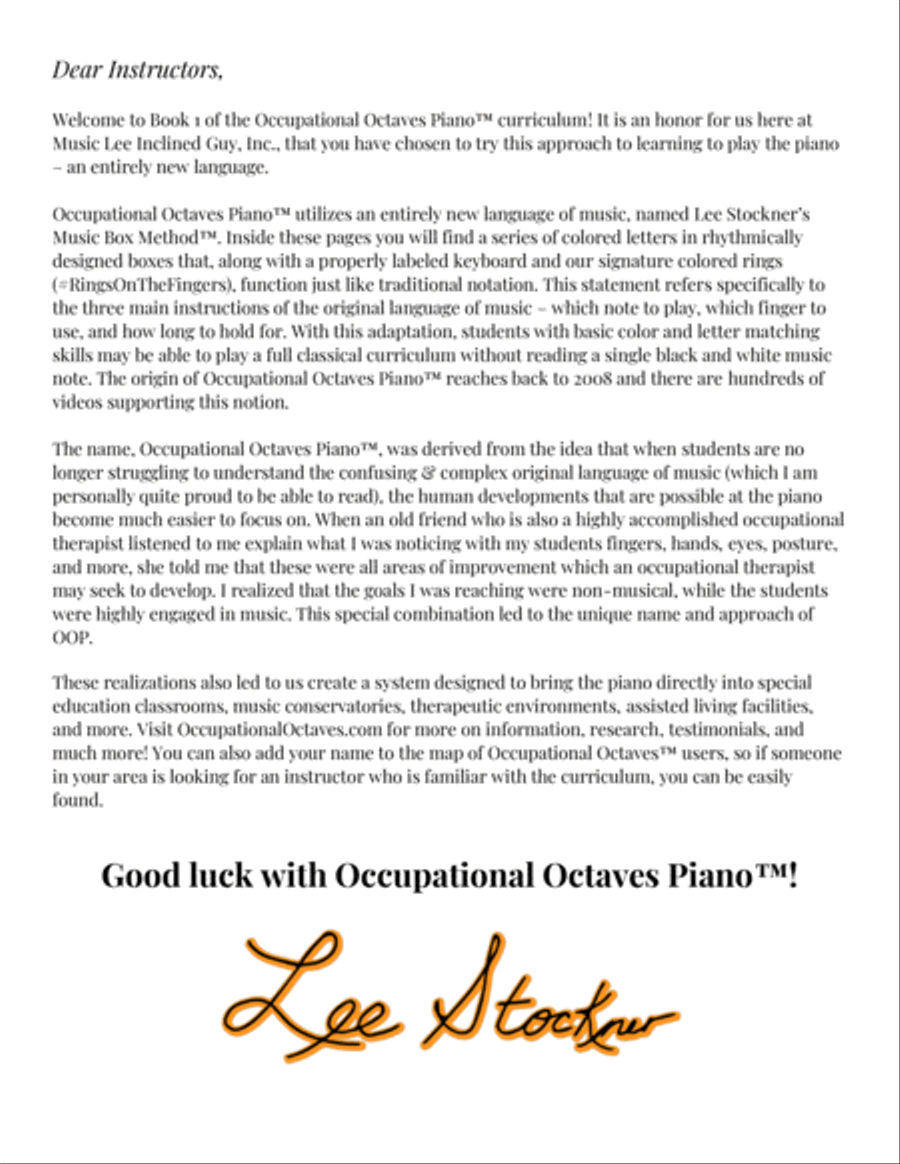 Occupational Octaves Piano™️ - Book 1 Piano Solo scores gallery preview page 3