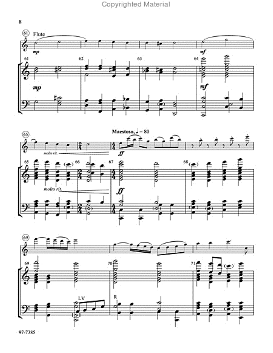 Soul, Adorn Yourself with Gladness Handbell Choir scores gallery preview page 7