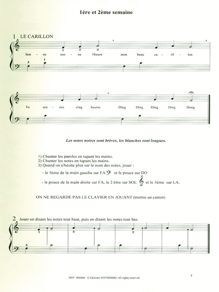 Dubar Methode De Clavecin 1ere Annee Volume 1 Harpsichord Book