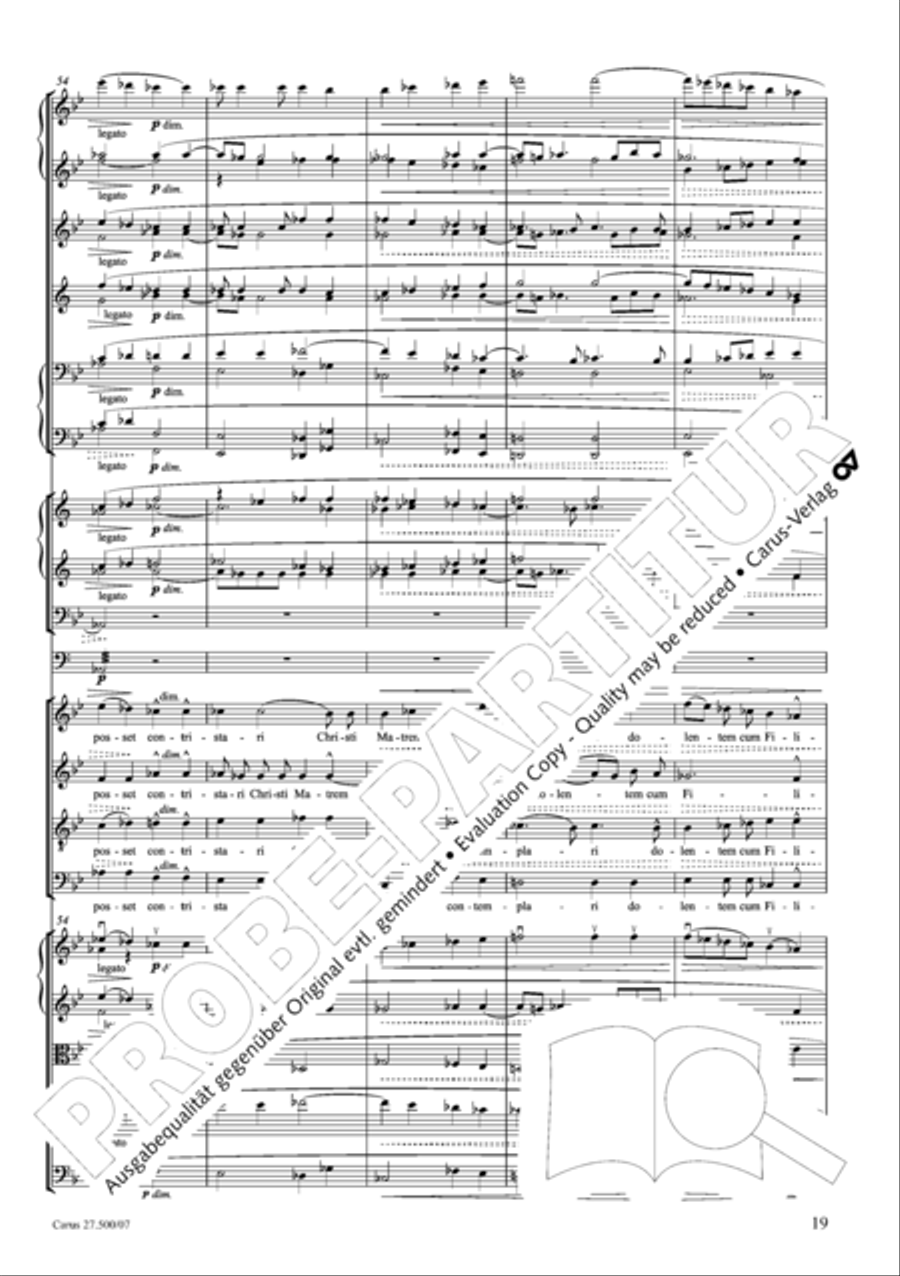 Quattro pezzi sacri Orchestra scores gallery preview page 20