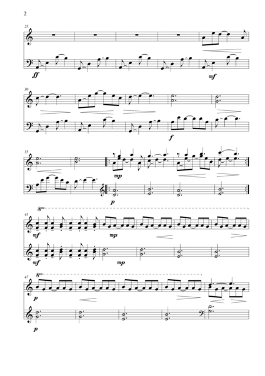 Cobbles Caves and Sunsets (Granada 1) Part scores gallery preview page 2