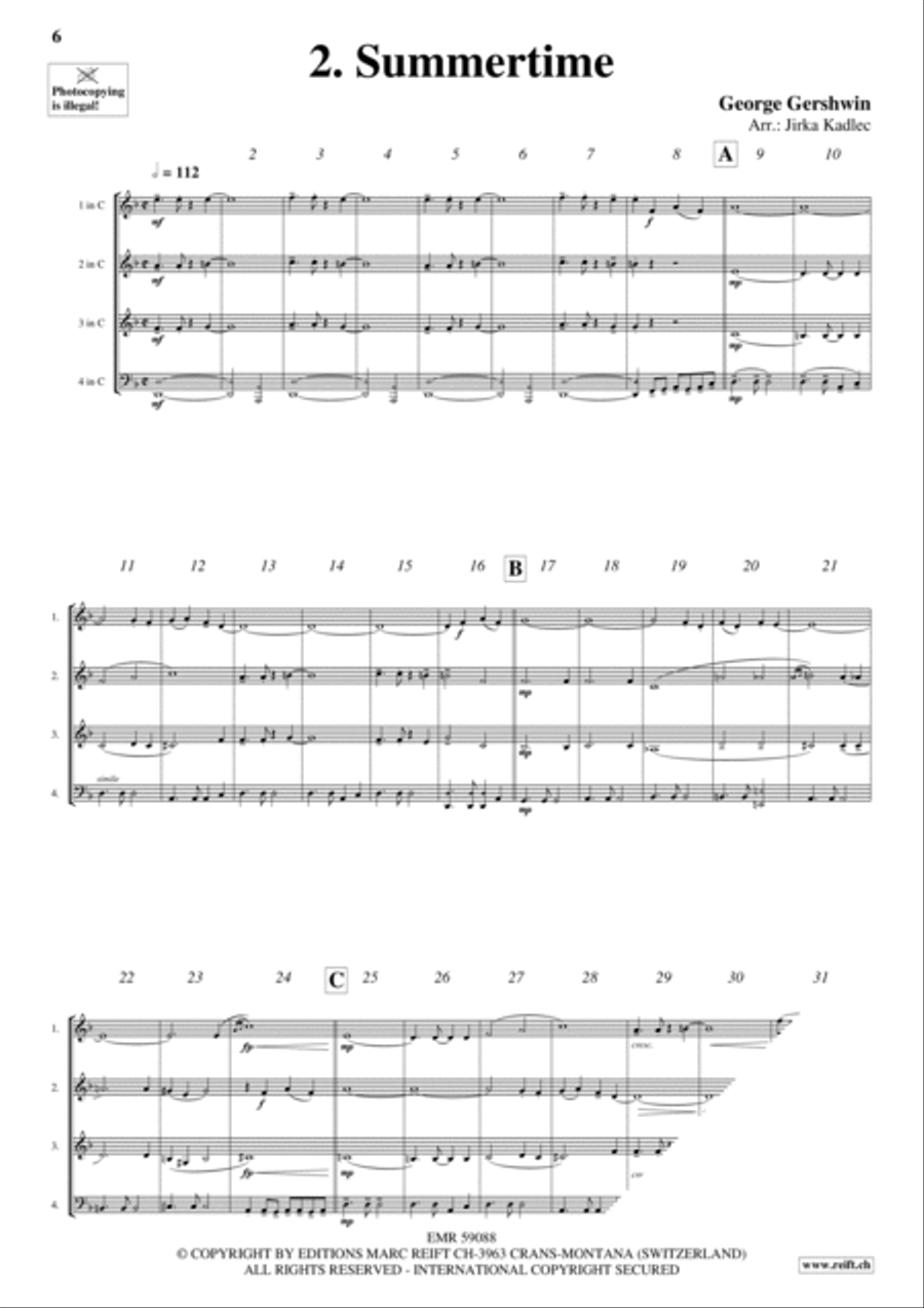 Brass Quartet Collection Volume 2 Brass Quartet scores gallery preview page 4