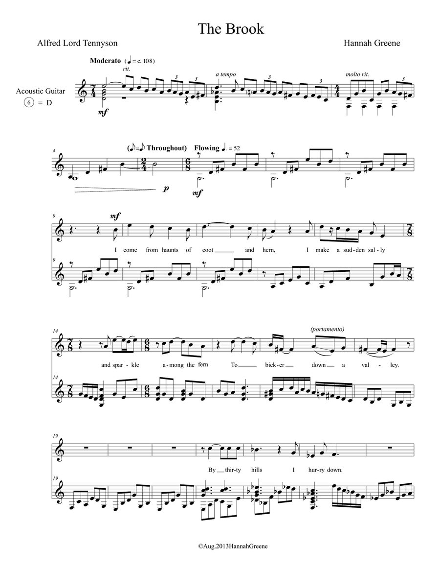 The Brook Guitar scores gallery preview page 2