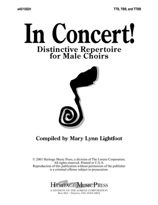 In Concert! for Male Choirs - Reproducible Collection