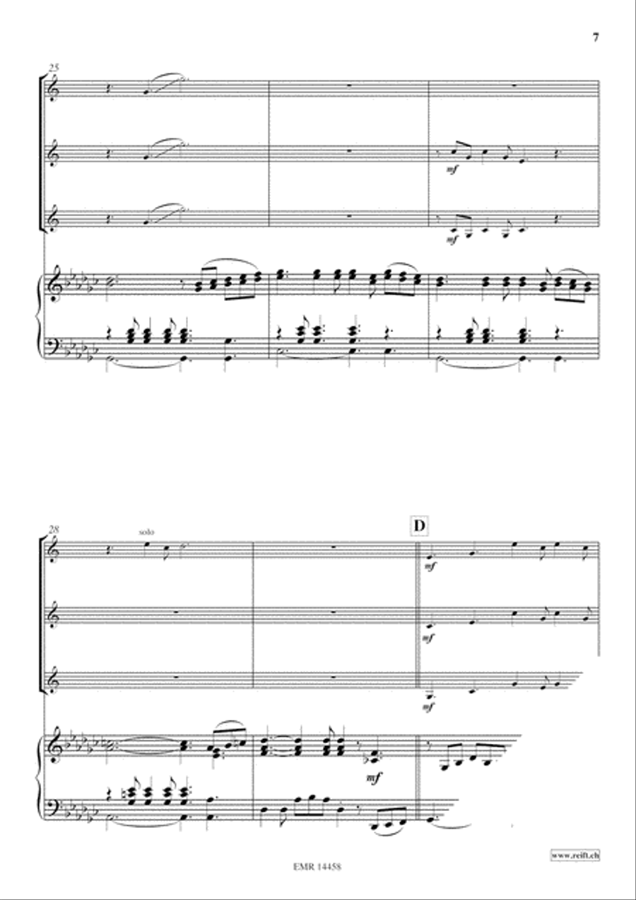 Alphorn Ballad Organ scores gallery preview page 8
