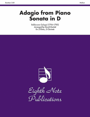 Adagio (from Piano Sonata in D)