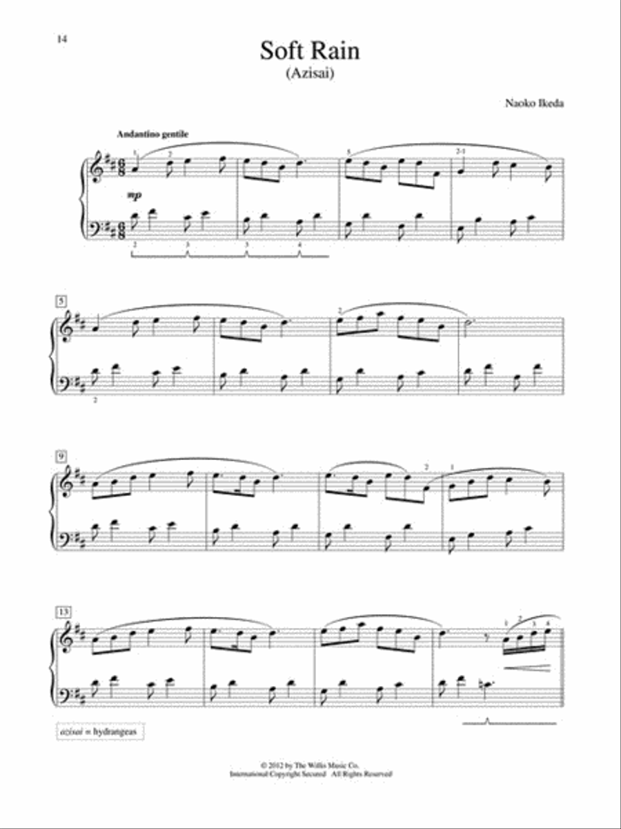 Miyabi Miyabi Piano Solo scores gallery preview page 5