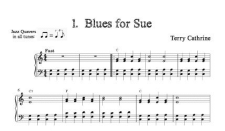 Easy Blues Tunes. Piano