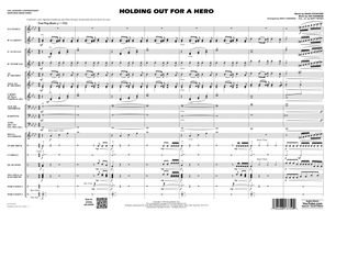 Book cover for Holding Out For A Hero (arr. Conaway & Finger) - Conductor Score (Full Score)