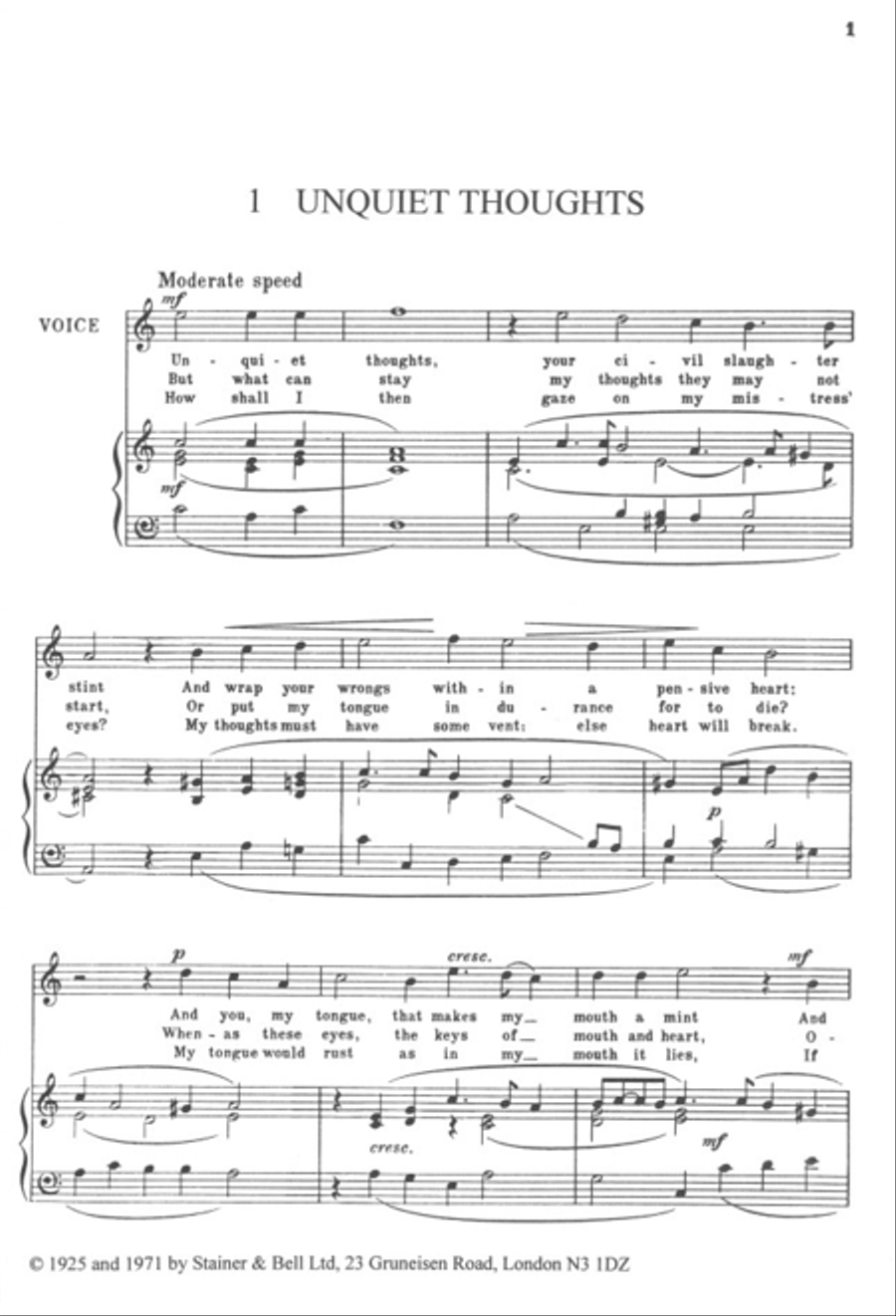 Fifty Songs. Book 1. High Voice High Voice scores gallery preview page 2