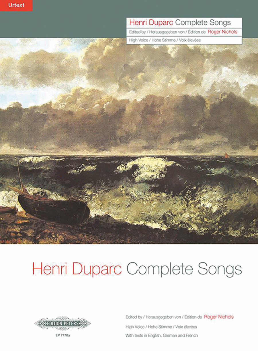 Henri Duparc: Complete Songs (High Voice)