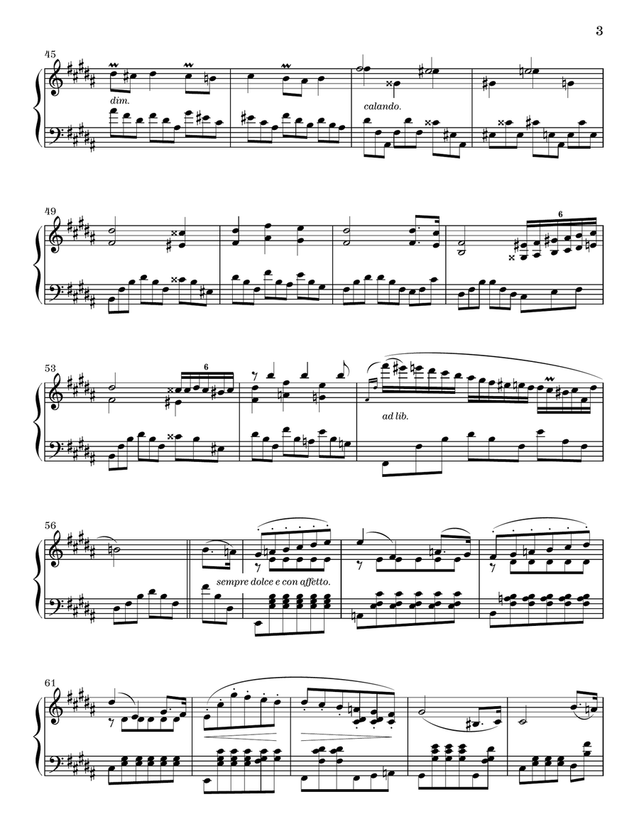Nocturne, Op. 22 - Alkan Piano Solo scores gallery preview page 3