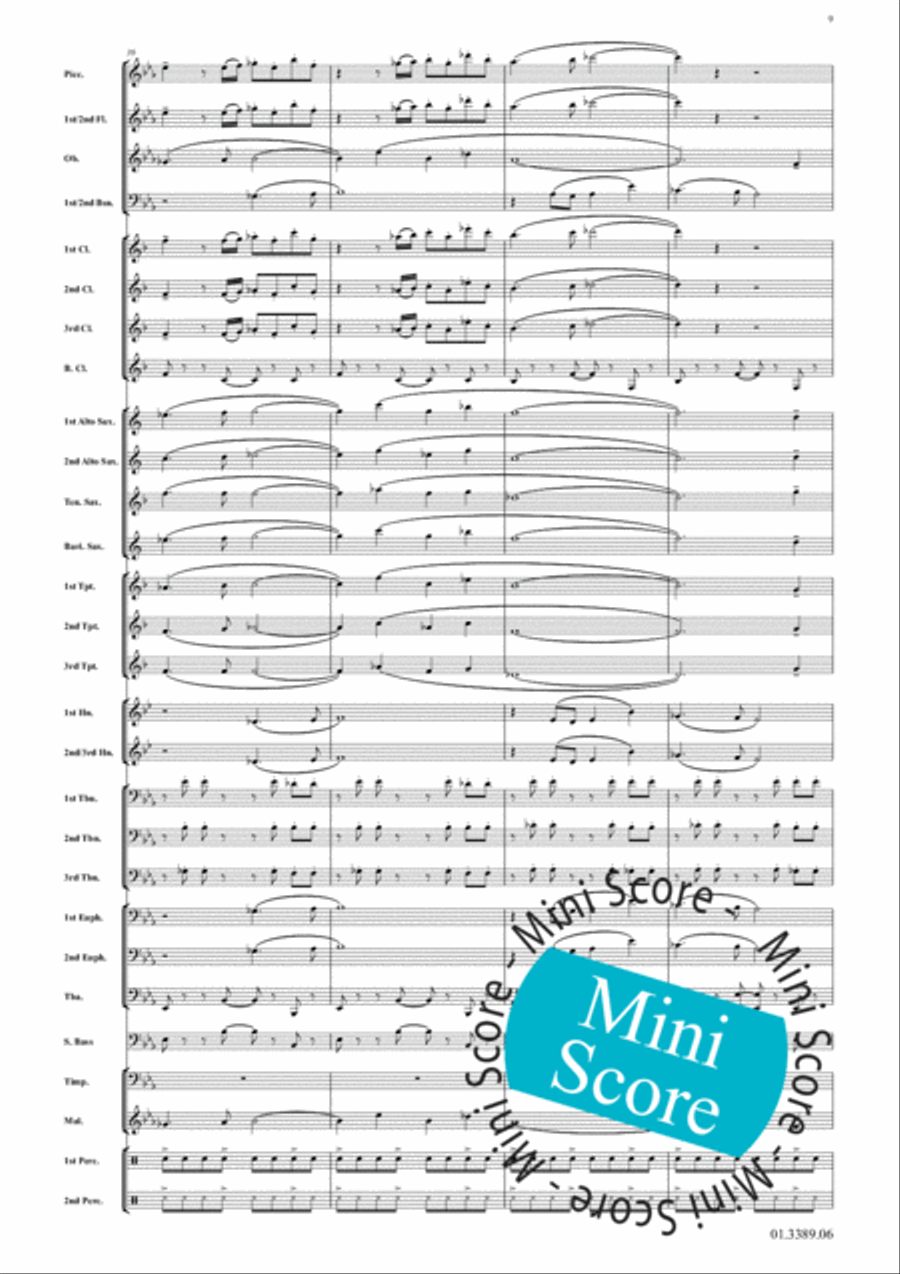 Moby Dick Concert Band scores gallery preview page 13