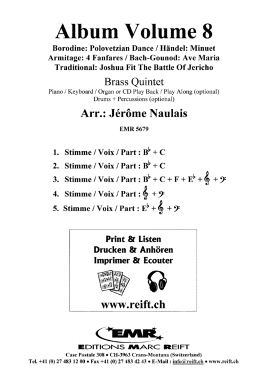 Album Volume 8 Brass Band scores gallery preview page 2