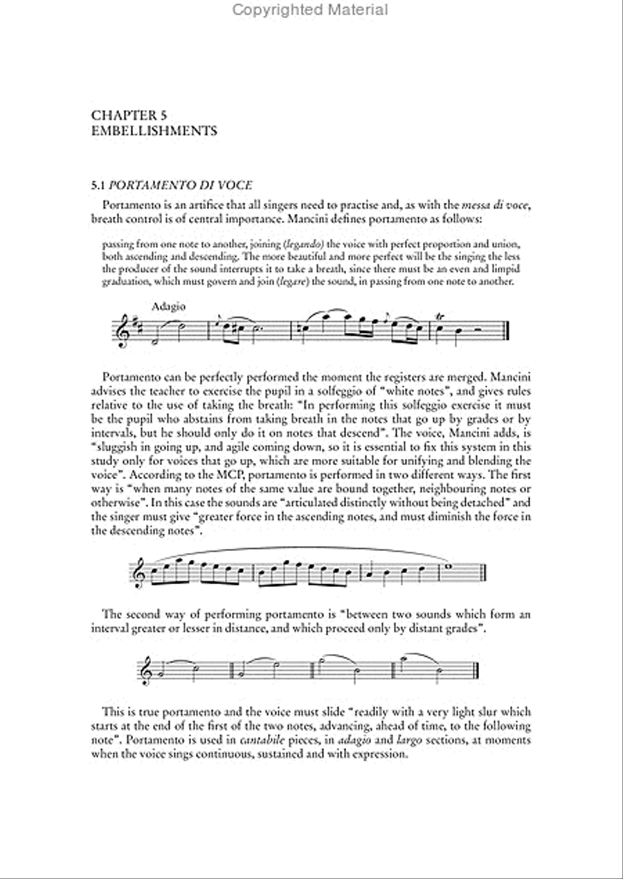 Method of Italian Singing from ‘Recitar cantando’ to Rossini (with Examples and Exercises from Historical Treatises on the Technique of Singing) Voice scores gallery preview page 3