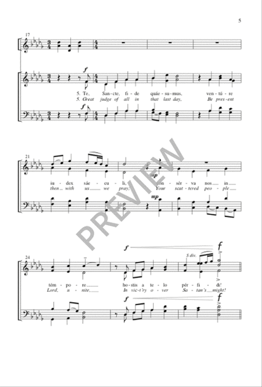 Conditor Alme Siderum 4-Part scores gallery preview page 6