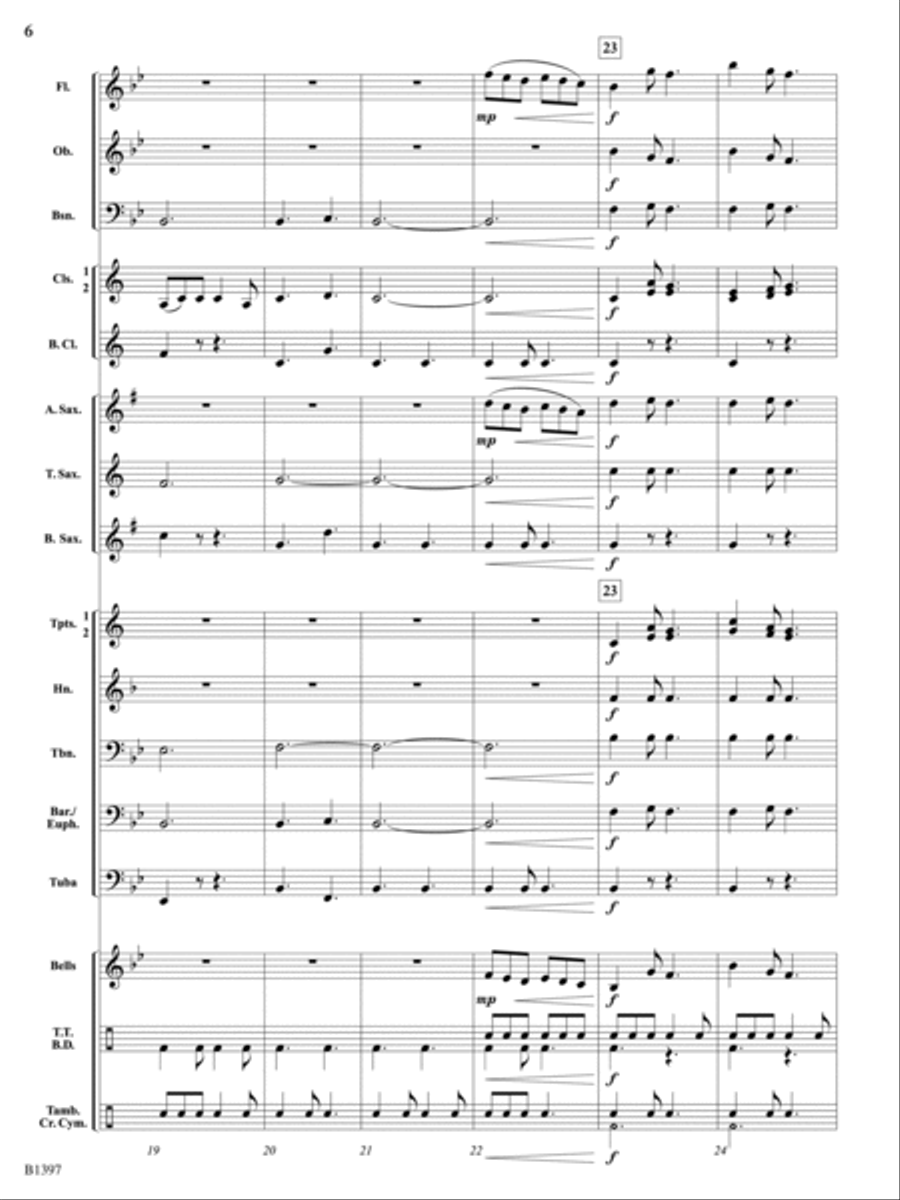 Irish Jig for Young Feet: Score Concert Band scores gallery preview page 6