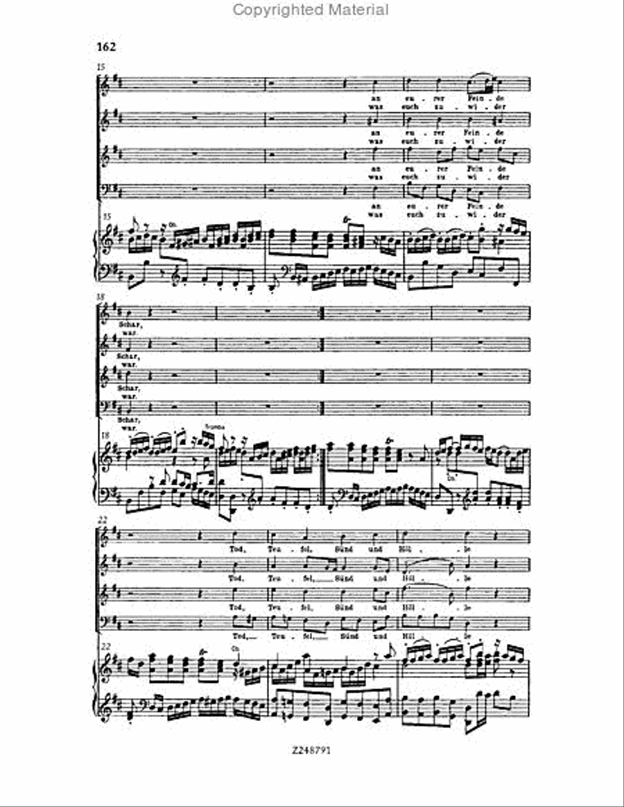 Christmas Oratorio, BWV 248 Choir scores gallery preview page 161