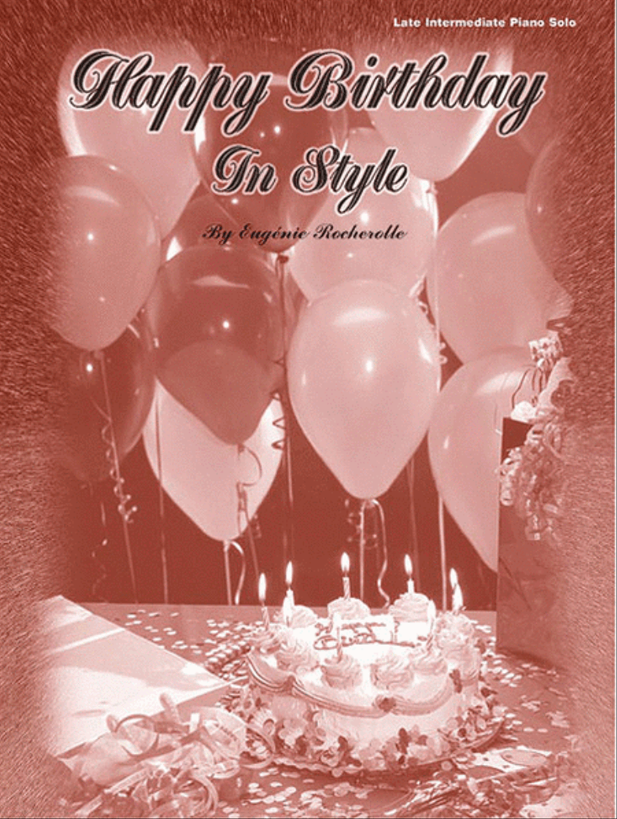 Happy Birthday in Style Piano Solo scores gallery preview page 1