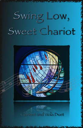 Book cover for Swing Low, Swing Chariot, Gospel Song for Clarinet and Viola Duet