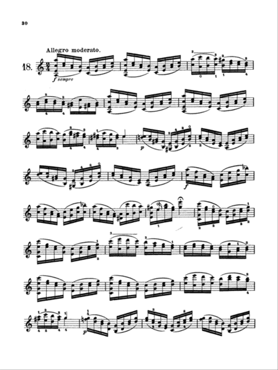 Dont: Etudes and Caprices, Op. 35 Part scores gallery preview page 1