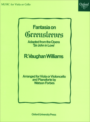 Book cover for Fantasia on Greensleeves