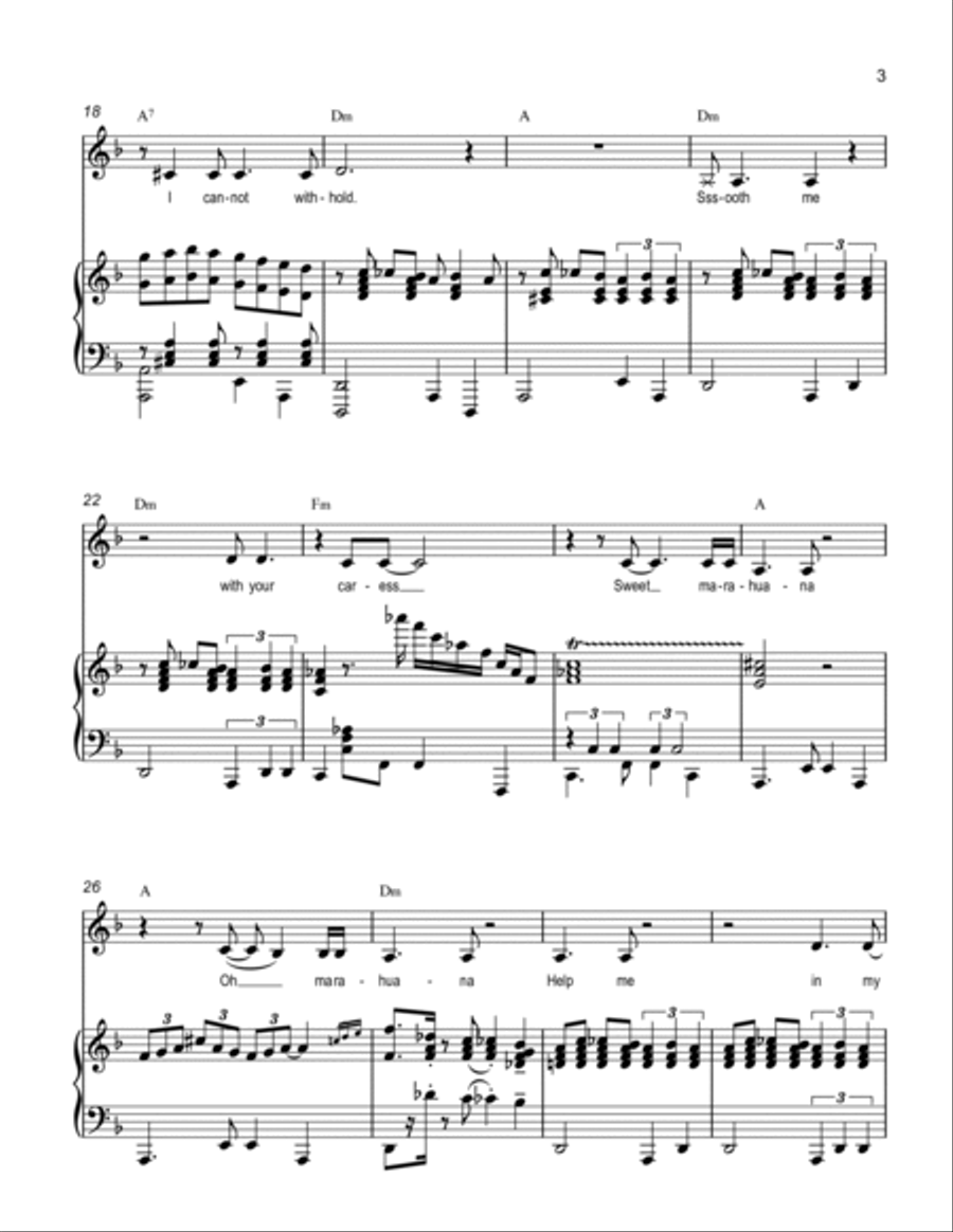 Marahuana Voice scores gallery preview page 3