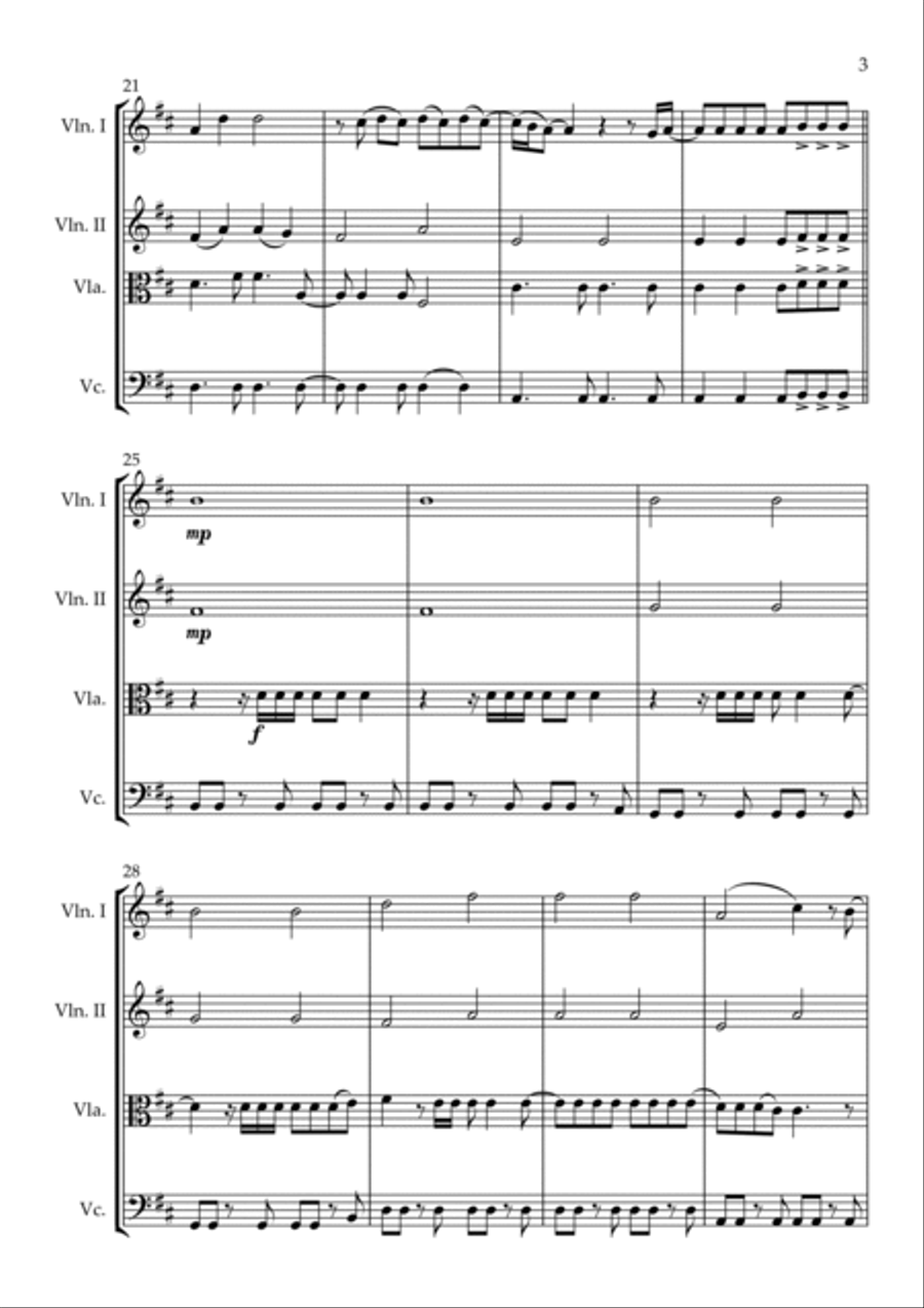 Shivers String Quartet scores gallery preview page 6