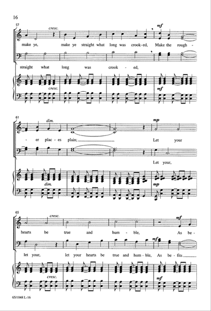 The Light of the World 4-Part scores gallery preview page 18